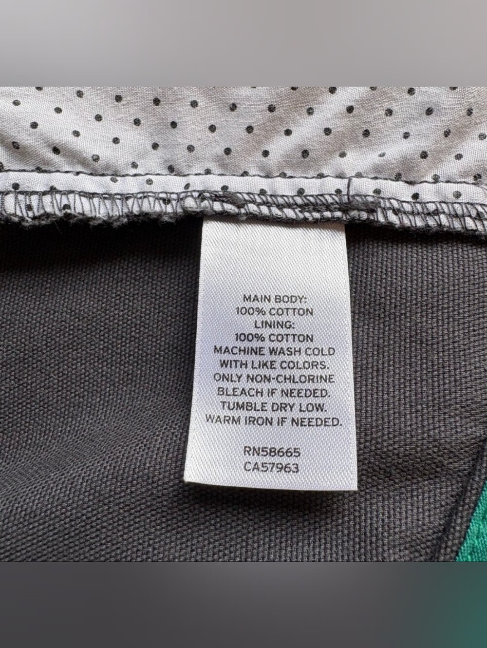 Hinge Dark Grey Military Style Utility Jacket 100% Cotton Canvas W Full Zip. - Picture 8 of 9